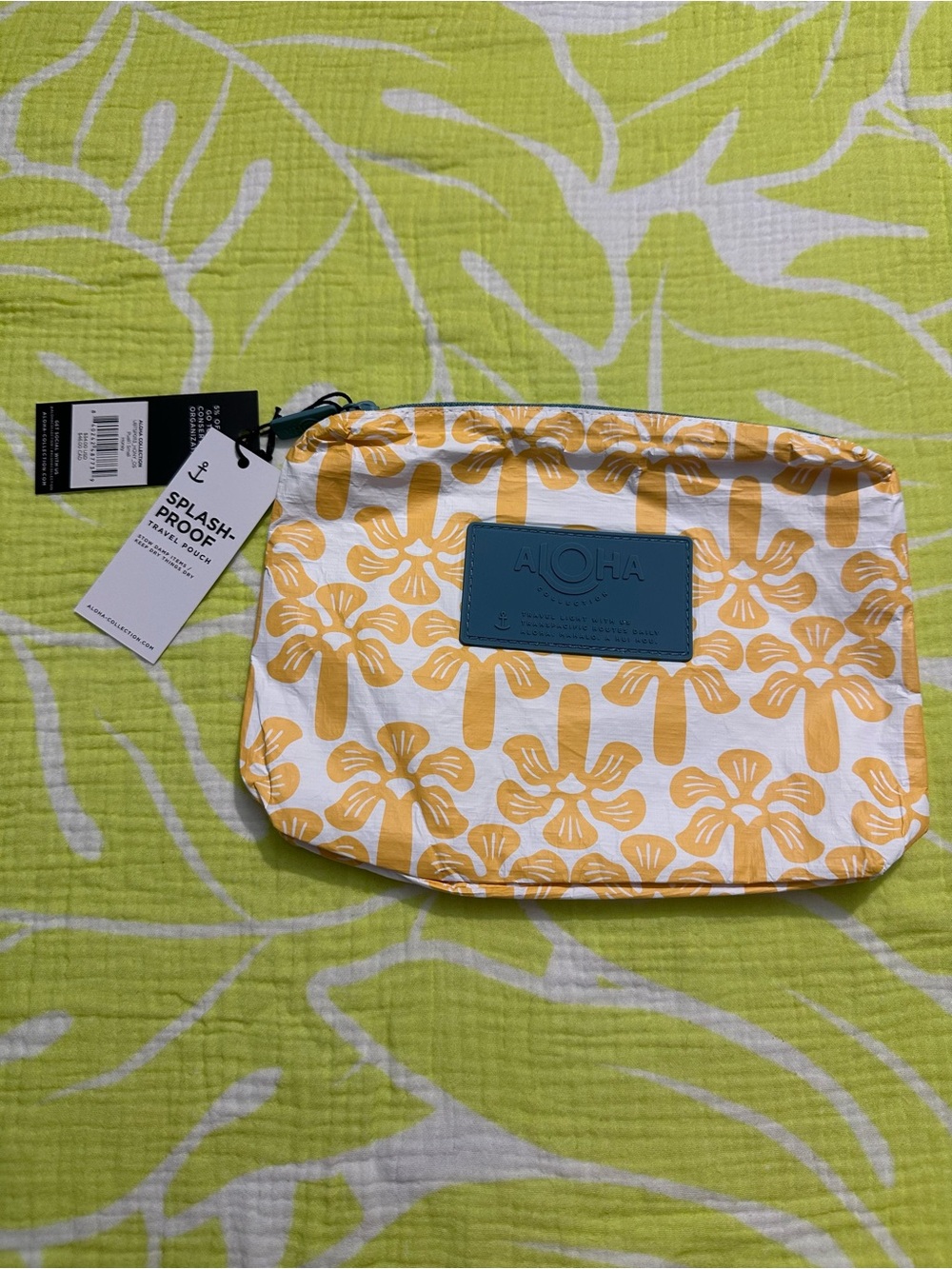 NWT Aloha Collection Puali'i Small Pouch in Honey